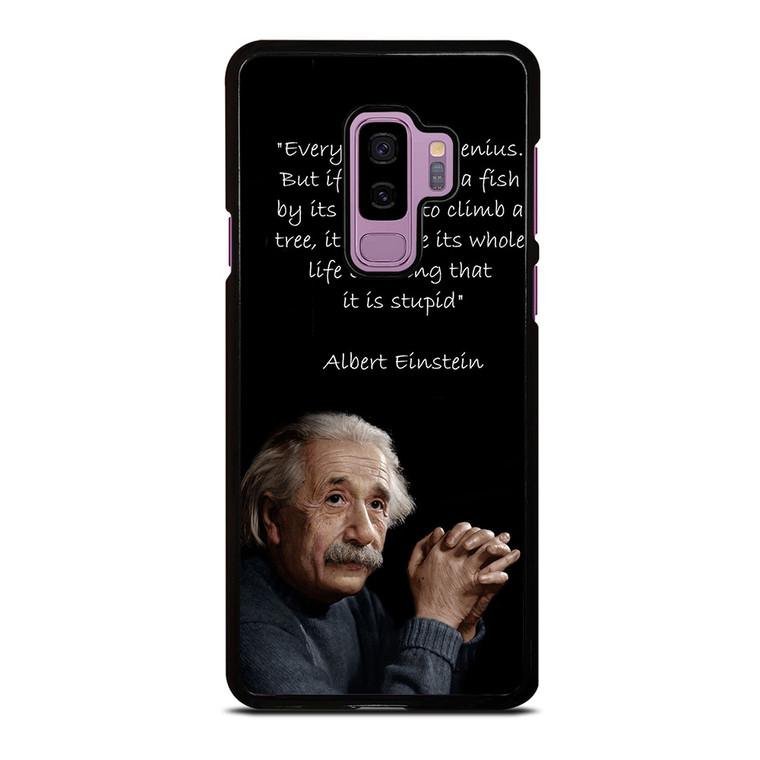 THE GENIUS ALBERT EINSTEIN QUOTE Samsung Galaxy S9 Plus Case