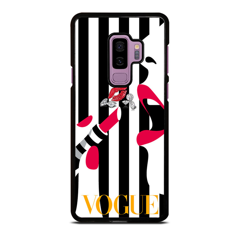 VOGUE LOGO LIPSTICK Samsung Galaxy S9 Plus Case