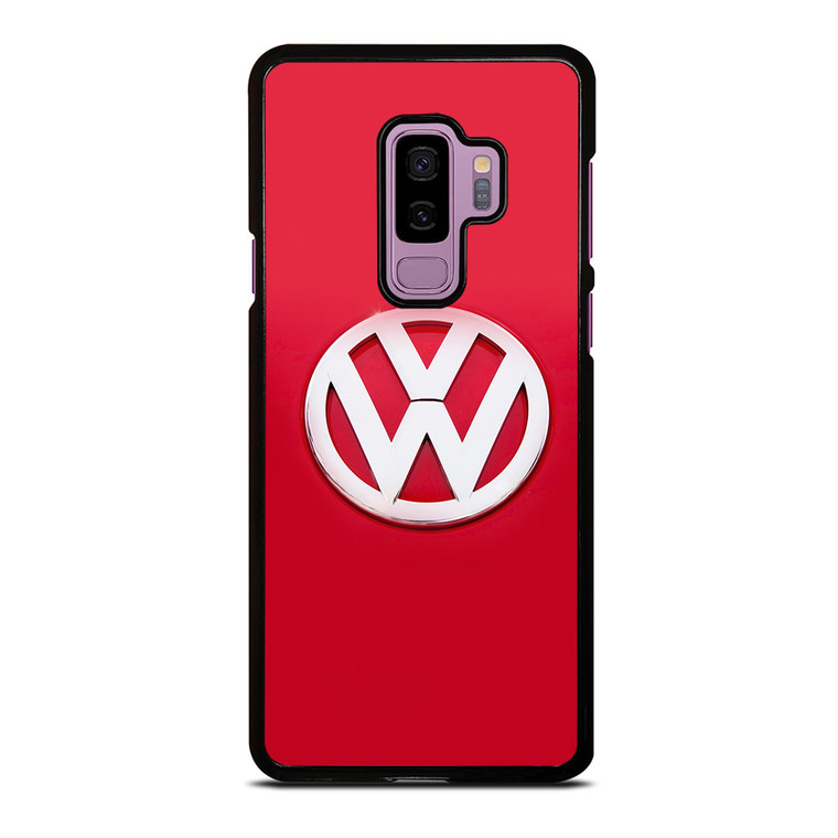 VW VOLKSWAGEN LOGO RED Samsung Galaxy S9 Plus Case