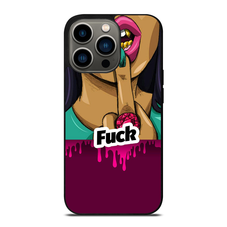DOPE FUCK GIRL VIOLET iPhone 13 Pro Case