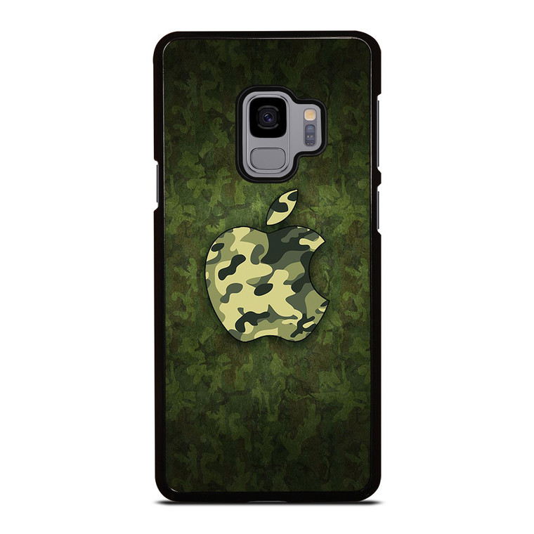 APPLE LOGO CAMO GREEN Samsung Galaxy S9 Case