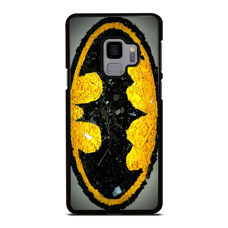Batman Logo Black Yellow 2 Samsung Galaxy S9 Case