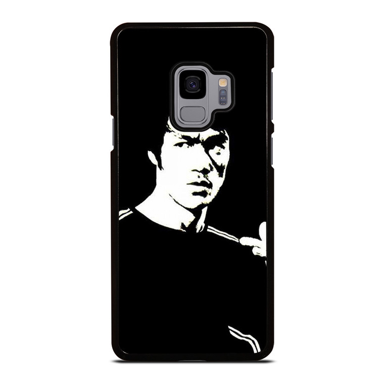 BRUCE LEE BLACK WHITE Samsung Galaxy S9 Case