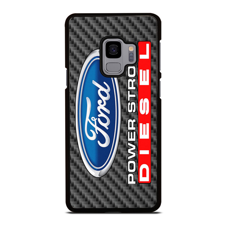 CARBON ORD POWERSTROKE DIESEL LOGO Samsung Galaxy S9 Case