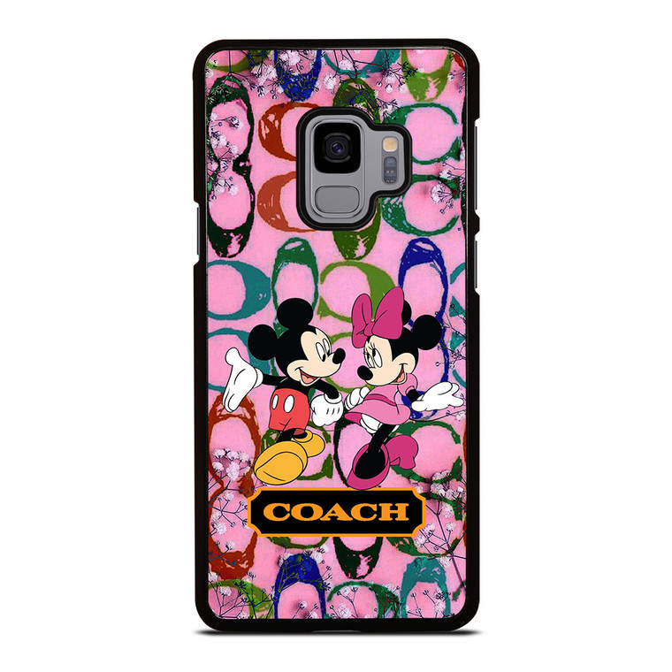 COACH PINK MICKEY MINNIE Samsung Galaxy S9 Case