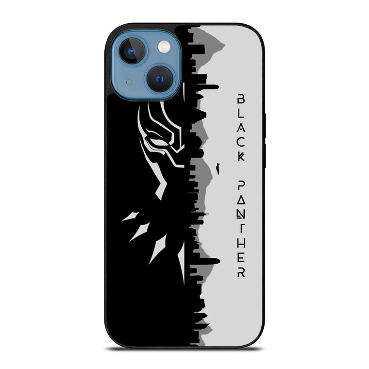 BLACK PANTHER BLACK WHITE FAN ART iPhone 13 Case BLACK PANTHER BLACK WHITE FAN ART iPhone 13 Case