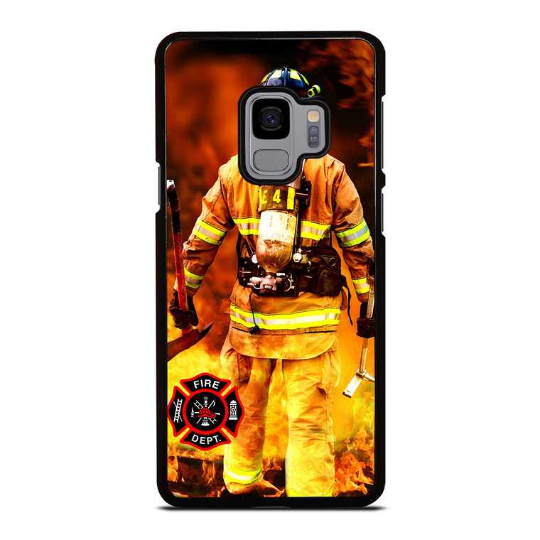 FIREFIGHTER FIREMAN DEPARTMENT Samsung Galaxy S9 Case