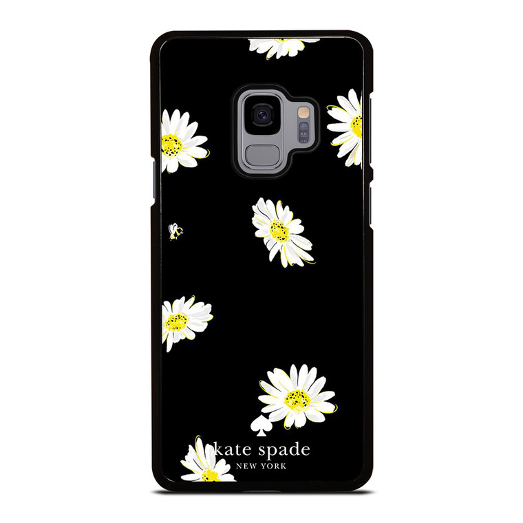 KATE SPADE FLOWER IN BLACK Samsung Galaxy S9 Case