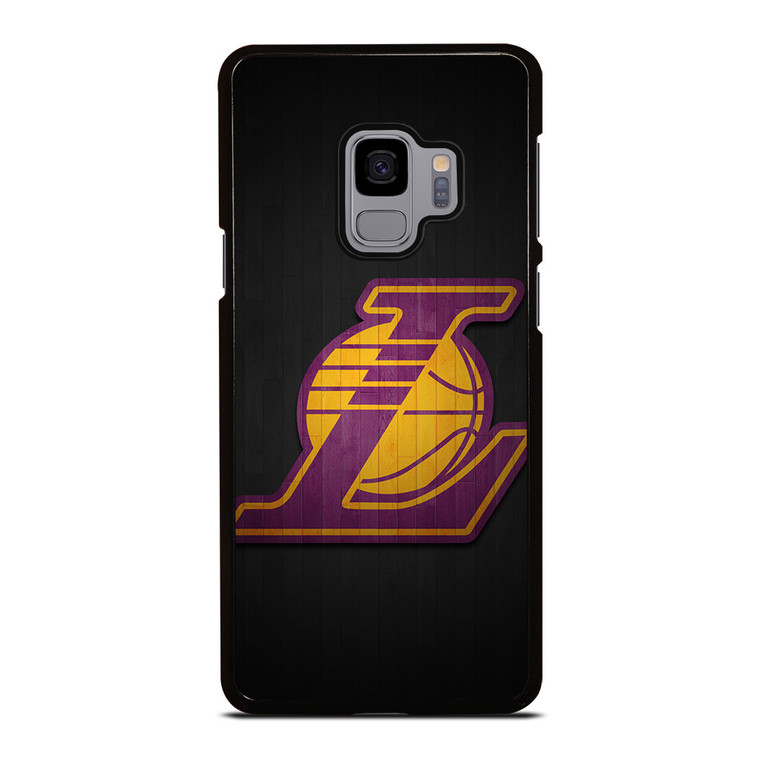LA LAKERS WOODEN LOGO Samsung Galaxy S9 Case