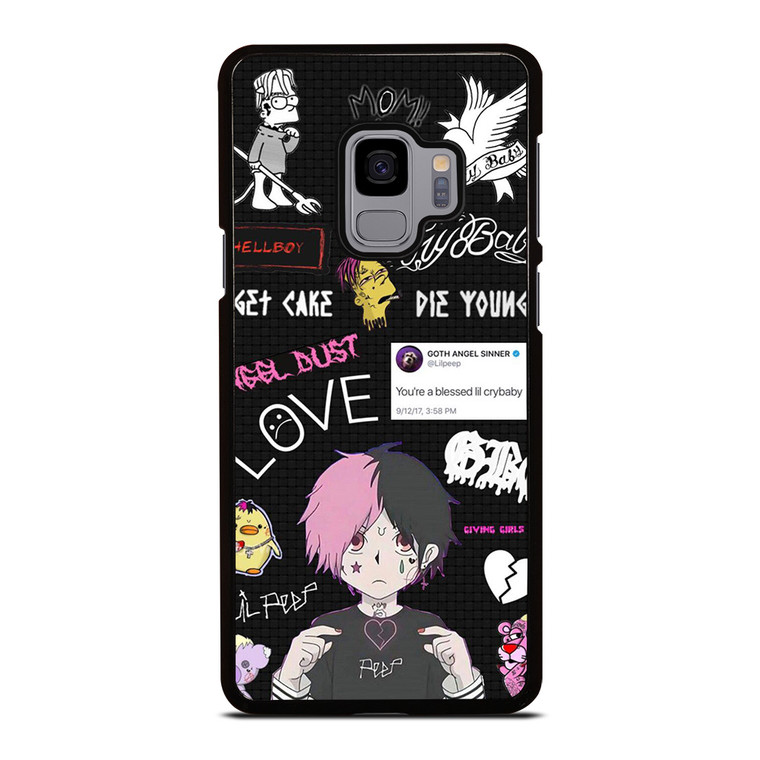 LIL PEEP STICKER COLLECTION Samsung Galaxy S9 Case