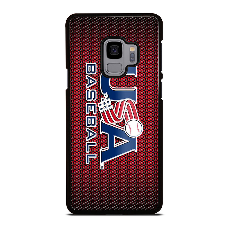 MAJOR BASEBALL LEAGUE LOGO RED Samsung Galaxy S9 Case