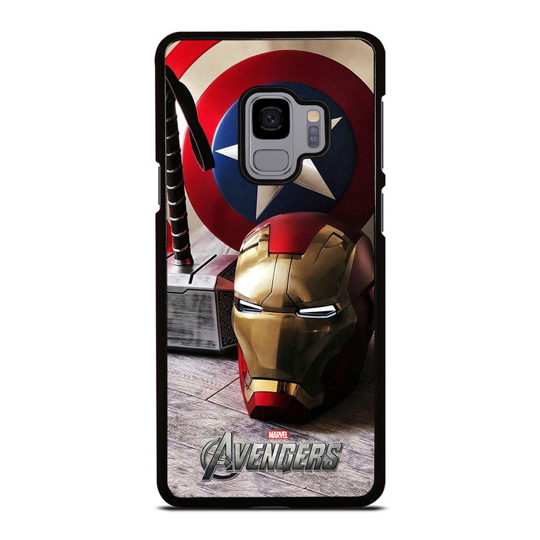 MARVEL AVENGER TEAM CAPTAIN AMERICA IRONMAN THOR Samsung Galaxy S9 Case