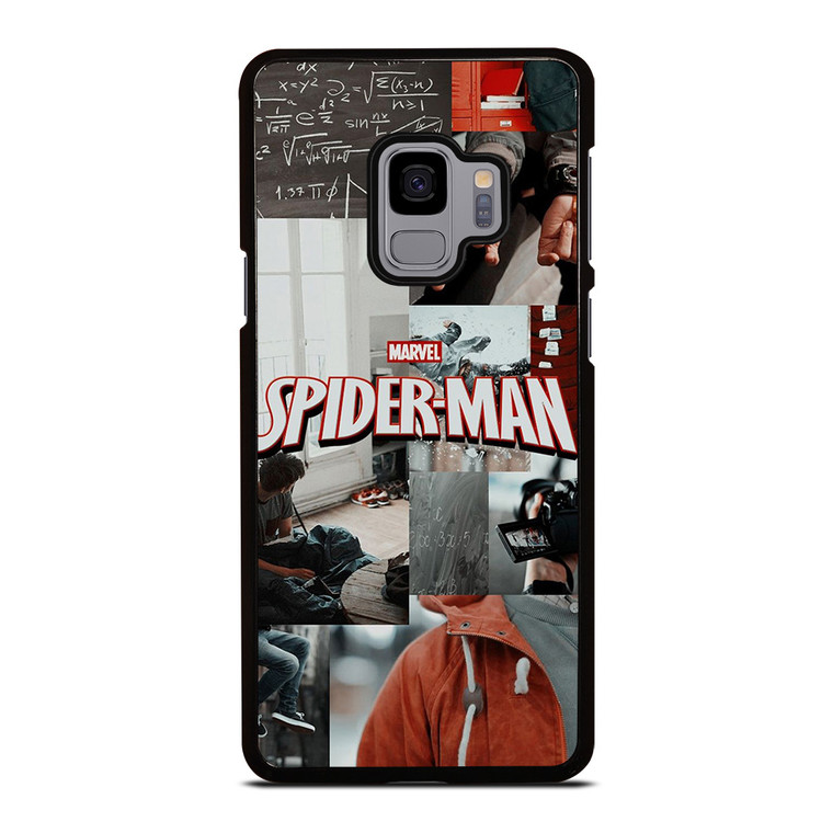 MARVEL SPIDERMAN LOGO COLAGE Samsung Galaxy S9 Case