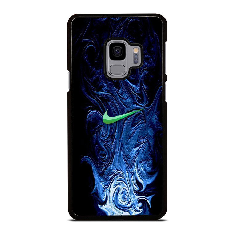 NIKE LOGO BLUE LIQUID Samsung Galaxy S9 Case