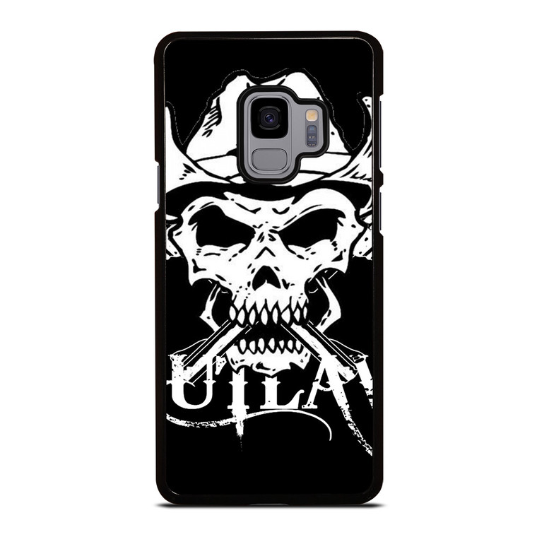 OUTLAW SKULL LOGO Samsung Galaxy S9 Case