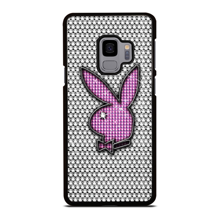 PLAY BOY BUNNY LOGO SPARKLE Samsung Galaxy S9 Case