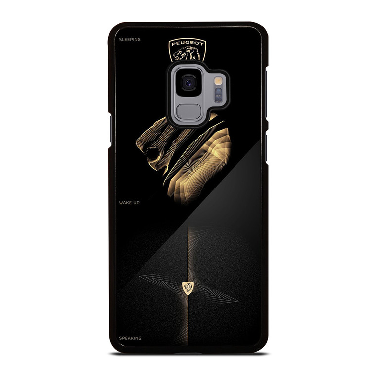 PUEGOT LOGO GOLD ELEGANT Samsung Galaxy S9 Case
