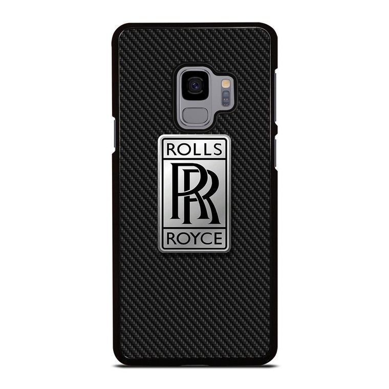 ROLLS ROYCE LOGO CARBON Samsung Galaxy S9 Case