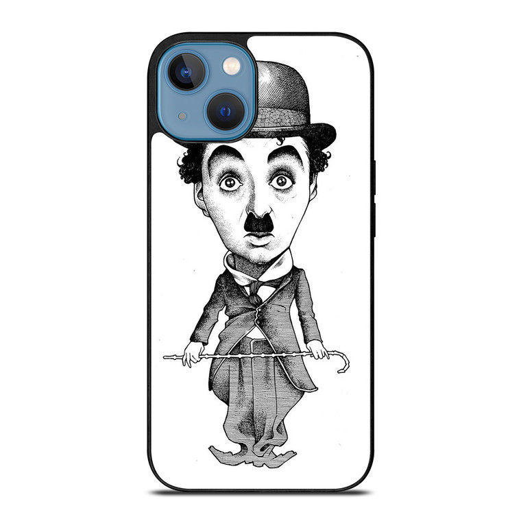CHARLIE CHAPLIN CARTOON iPhone 13 Case