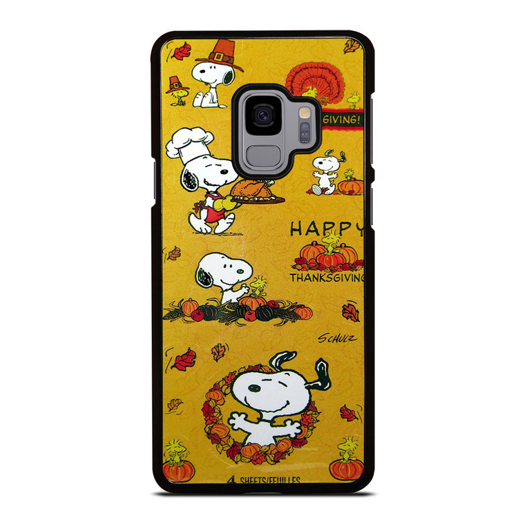 SNOOPY THE PEANUTS THANKSGIVING Samsung Galaxy S9 Case