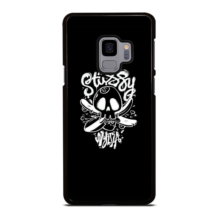 STUSSY SKULL LOGO ARTWORK Samsung Galaxy S9 Case