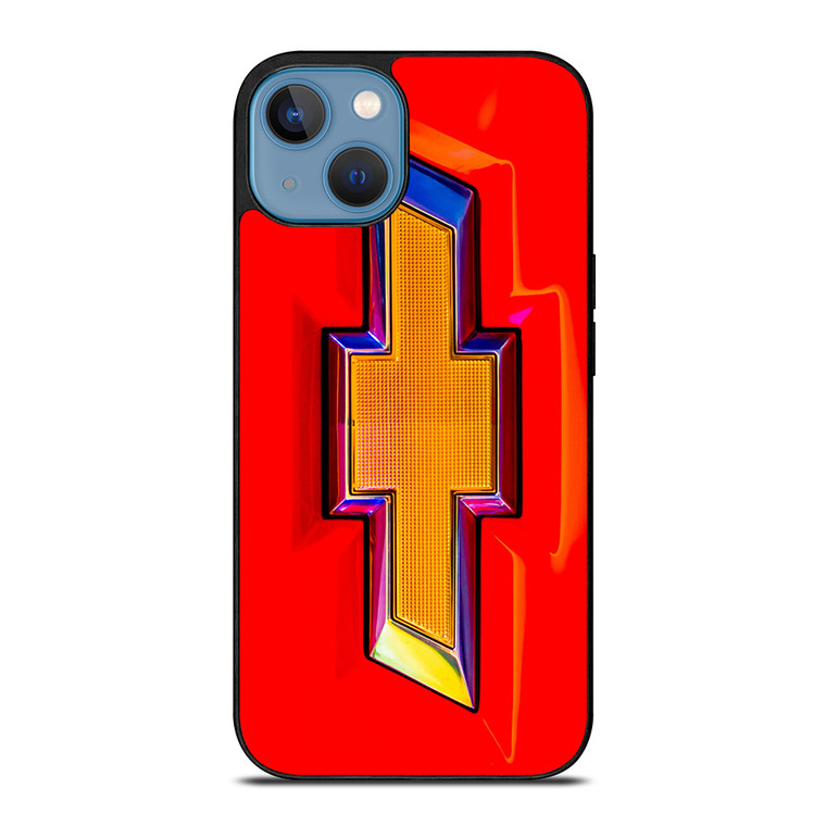 CHEVROLET GLOWING RED LOGO iPhone 13 Case