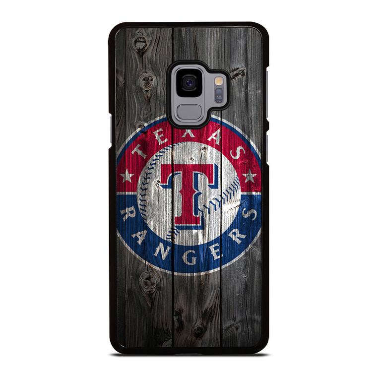 TEXAS RANGERS WOODEN LOGO Samsung Galaxy S9 Case