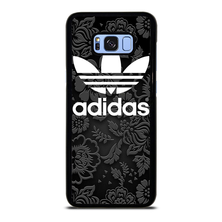 ADIDAS LOGO BLACK FLORAL Samsung Galaxy S8 Plus Case