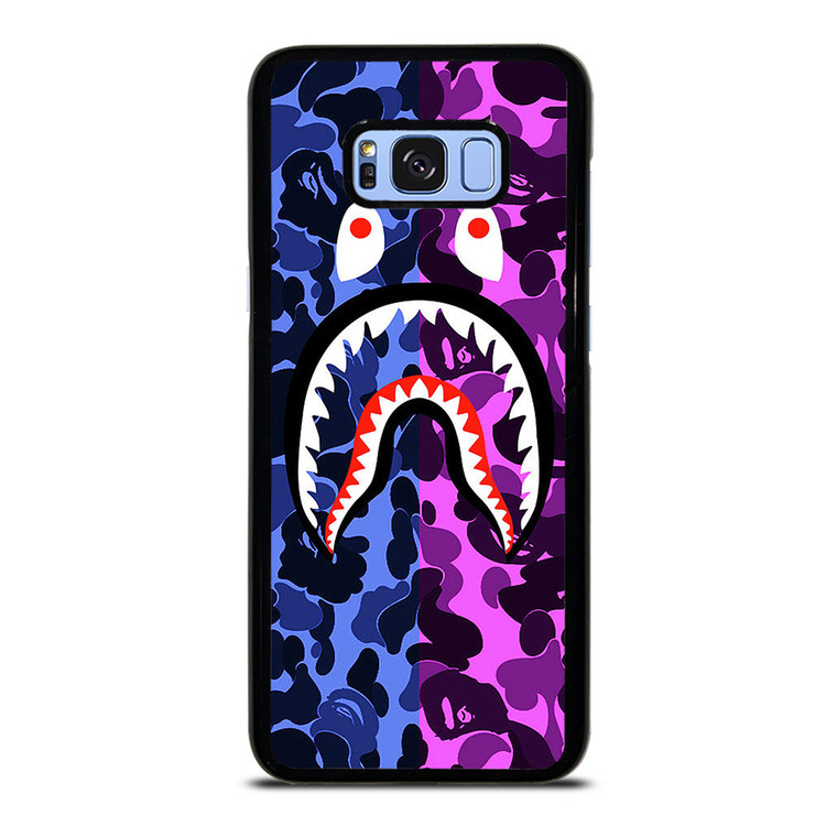 BAPE SHARK LOGO BLUE VIOLET Samsung Galaxy S8 Plus Case