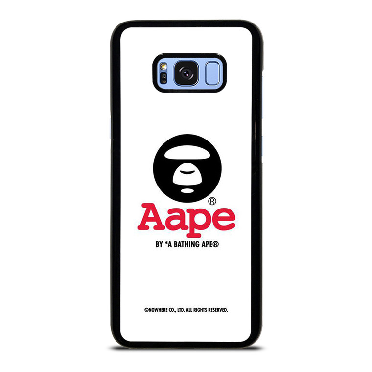 BAPE WHITE LOGO Samsung Galaxy S8 Plus Case