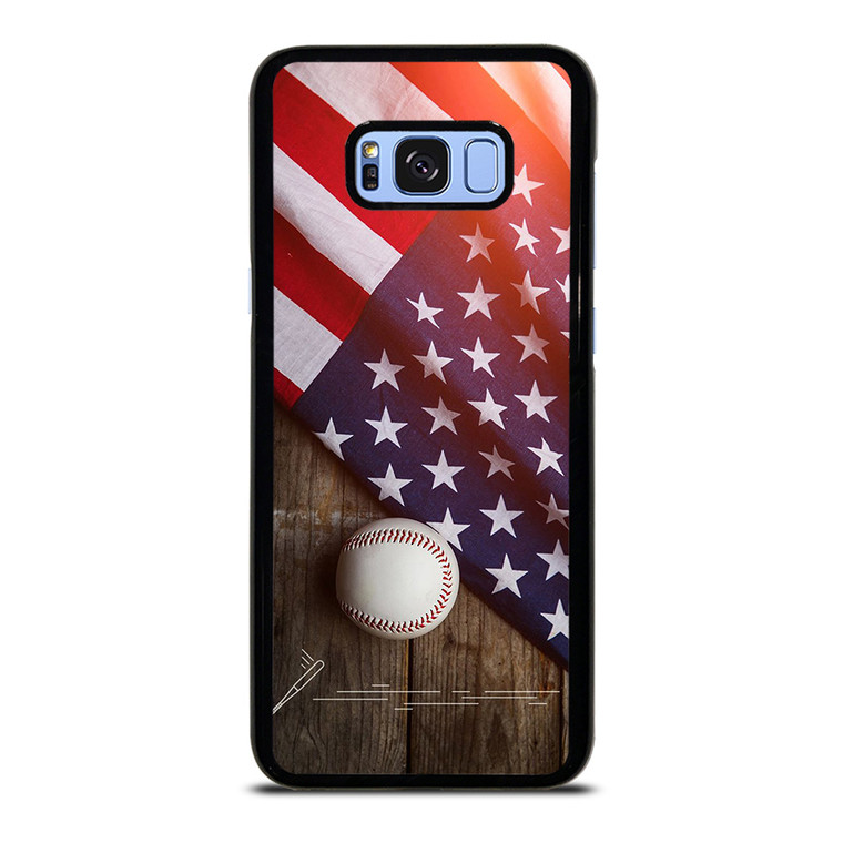BASEBALL BALL AND FLAG Samsung Galaxy S8 Plus Case