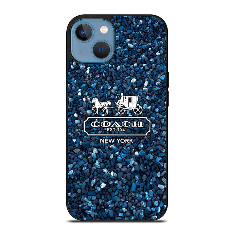 COACH NEW YORK BLUE STONE iPhone 13 Case