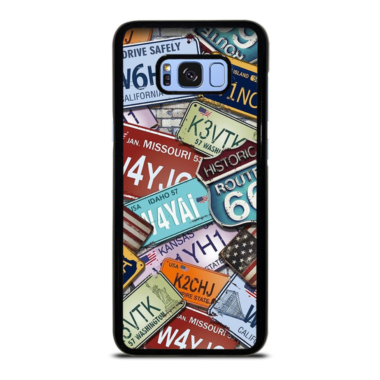 HISTORICAL ROUTE 66 NUMBER PLATE Samsung Galaxy S8 Plus Case