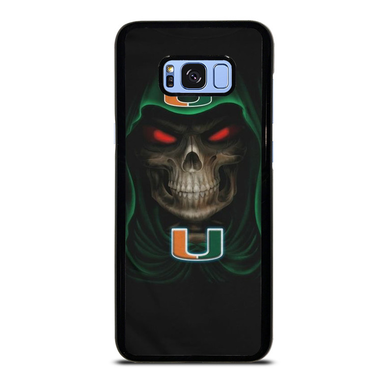 MIAMI HURRICANES SKULL Samsung Galaxy S8 Plus Case