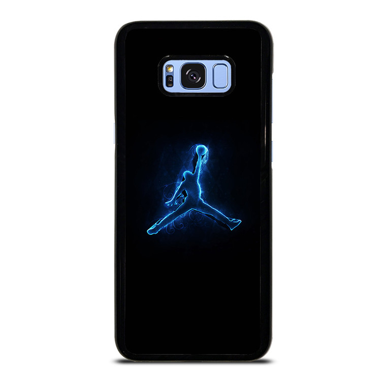 NIKE AIR JORDAN LOGO BLUE LIGHT Samsung Galaxy S8 Plus Case