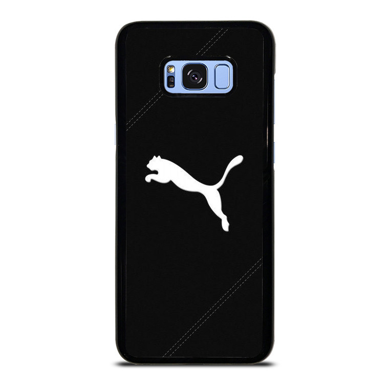 PUMA LOGO BLACK LEATHER Samsung Galaxy S8 Plus Case