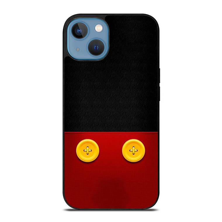DISNEY MICKEY MOUSE BUTTON iPhone 13 Case