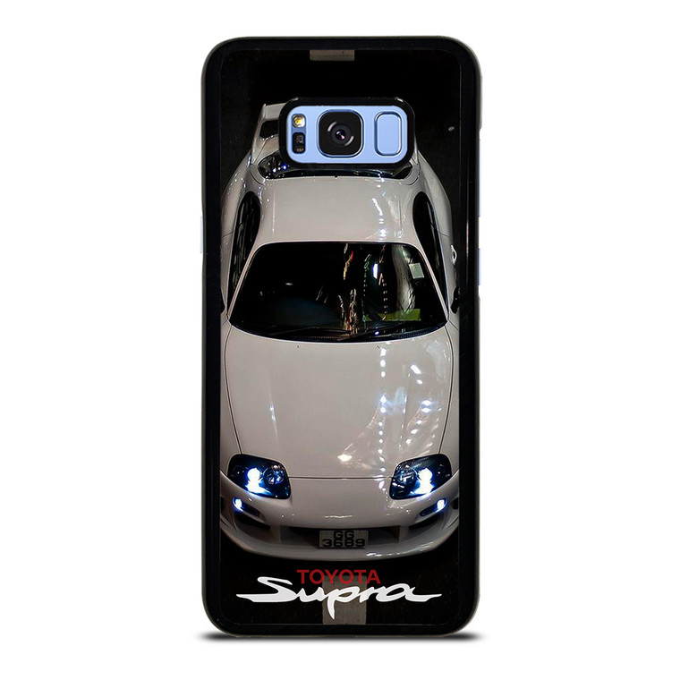 TOYOTA SUPRA WHITE CAR Samsung Galaxy S8 Plus Case