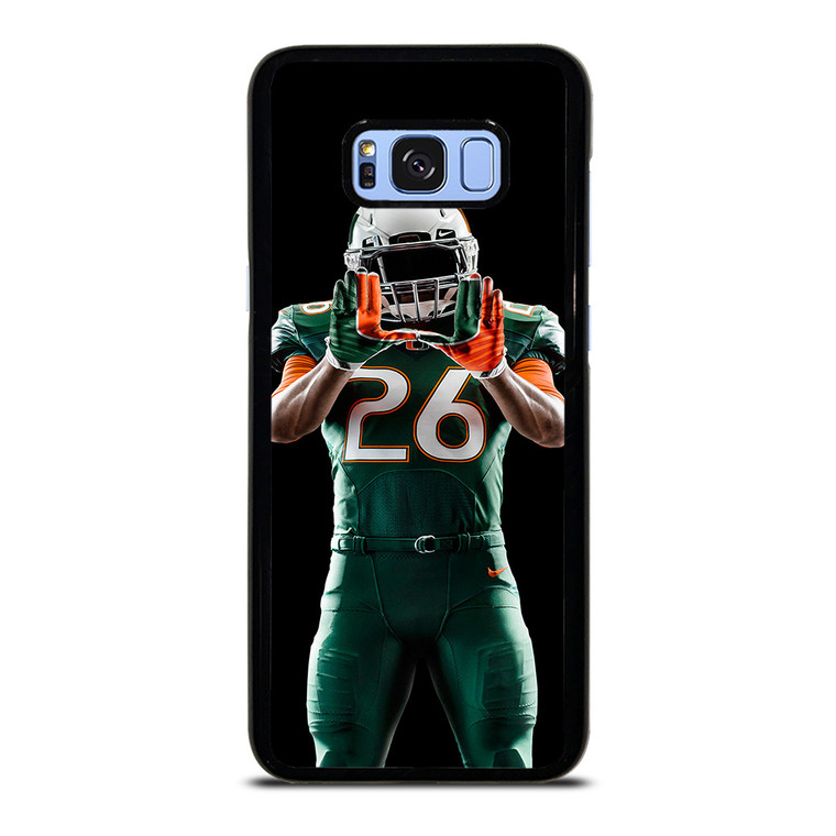 UM MIAMI HURRICANES FOOTBALL Samsung Galaxy S8 Plus Case