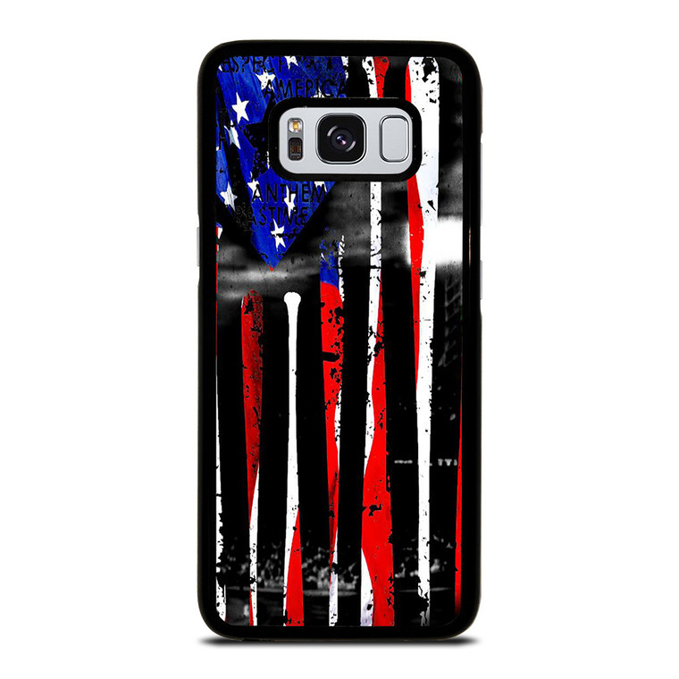 AMERICAN FLAG BASEBALL FIELD Samsung Galaxy S8 Case