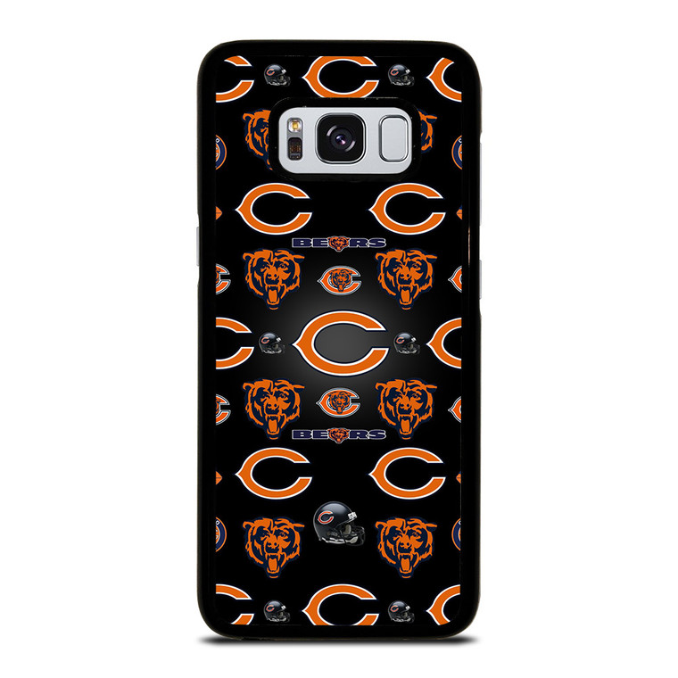 CHICAGO BEARS LOGO COLLAGE Samsung Galaxy S8 Case