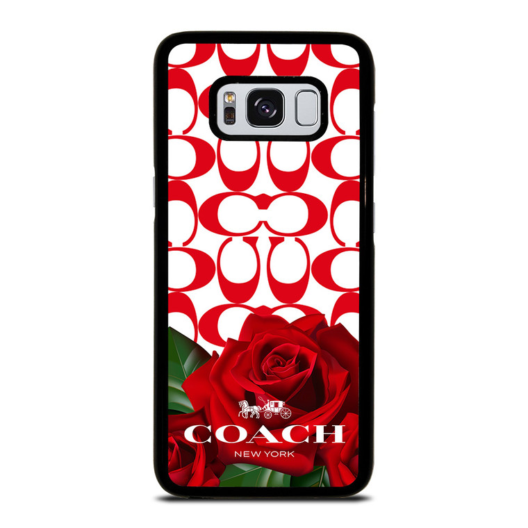 COACH NEW YORK FLOWER 4 Samsung Galaxy S8 Case