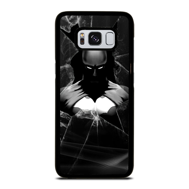 CRACKED OUT GLASS BATMAN THE DARK KNIGHT 3 Samsung Galaxy S8 Case