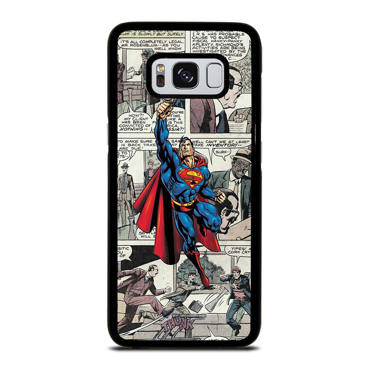 DC SUPERMAN COMIC CLASSIC Samsung Galaxy S8 Case