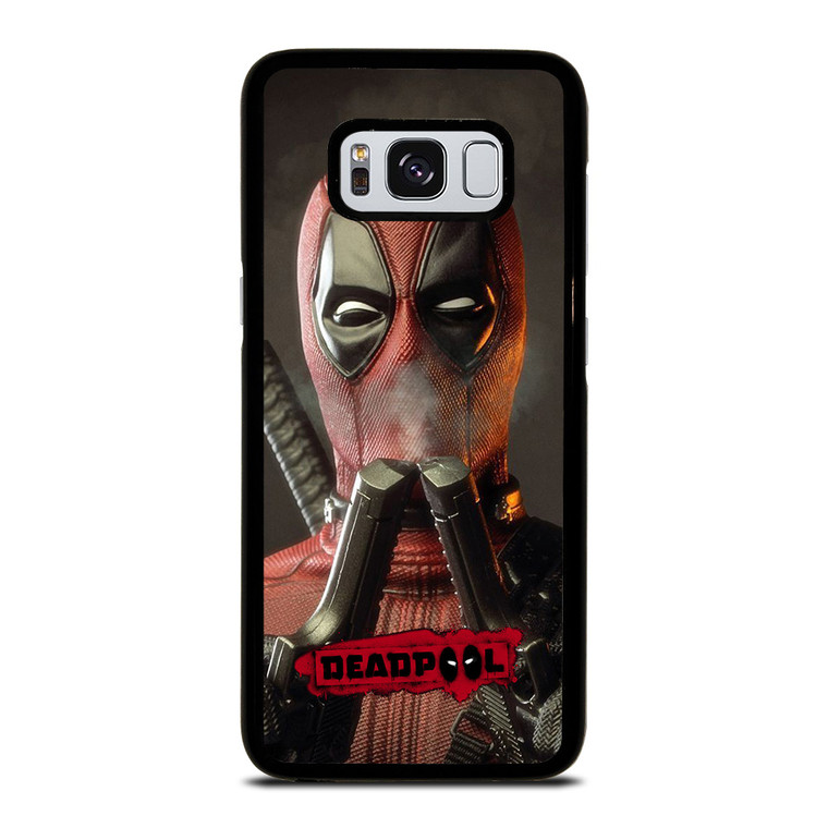 DEADPOLL POTRAIT DOUUBLE PISTOLS Samsung Galaxy S8 Case