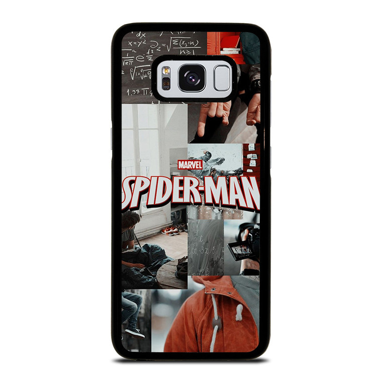 MARVEL SPIDERMAN LOGO COLAGE Samsung Galaxy S8 Case