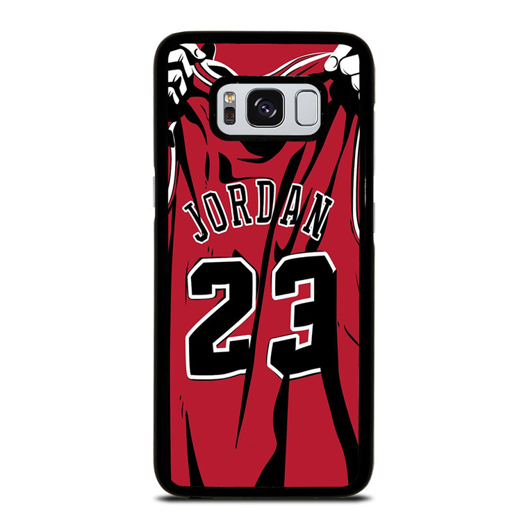 MICHAEL JORDAN 23 JERSEY ART Samsung Galaxy S8 Case