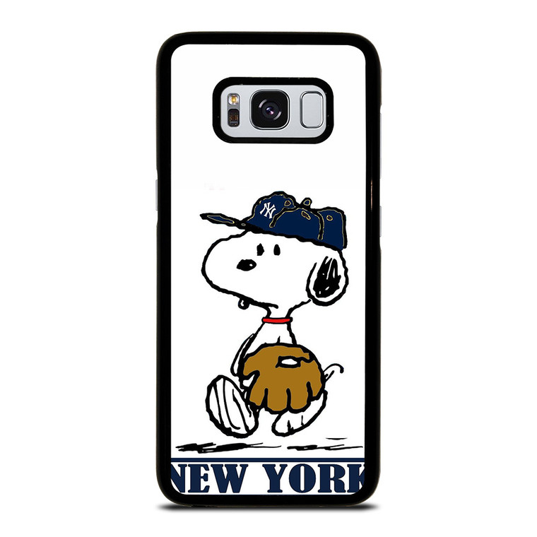 NEW YORK YANKEES SNOOPY Samsung Galaxy S8 Case