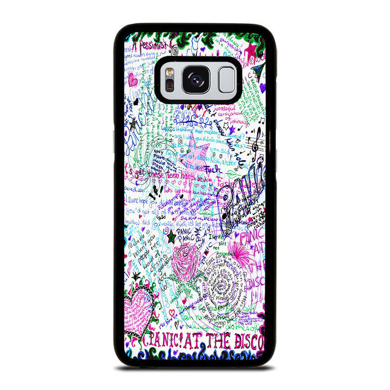 PANIC AT THE DISCO BY SAMARA BLACK Samsung Galaxy S8 Case