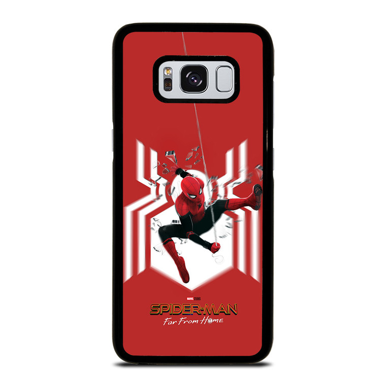 SPIDERMAN FAR FROM HOME LOGO RED ACTION Samsung Galaxy S8 Case